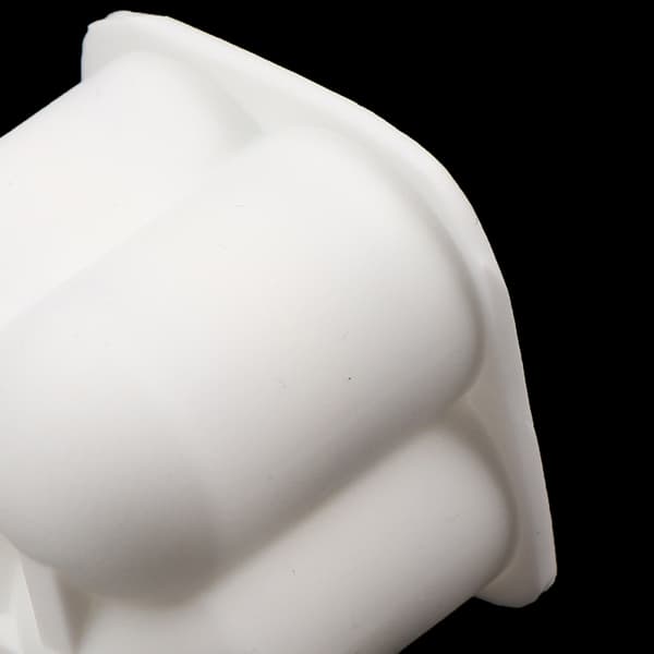 Silikonboblelysform for DIY-lys og gipsfremstilling, hvit