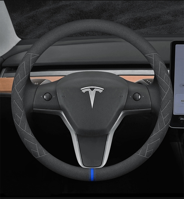 Passer til Tesla ModelS ModelY ModelX Model3 vinterratbeskyttelse - rundt mocka - uden farvekode - 38cm/1 pakke