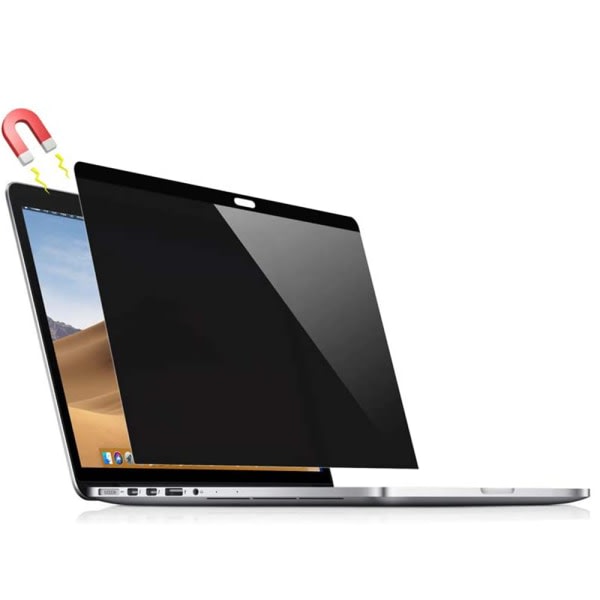CQBB Kompatibel med MacBook Pro Retina 13/15 tum, magnetisk sekretessskärm Privacy Filter Protector-13,3"