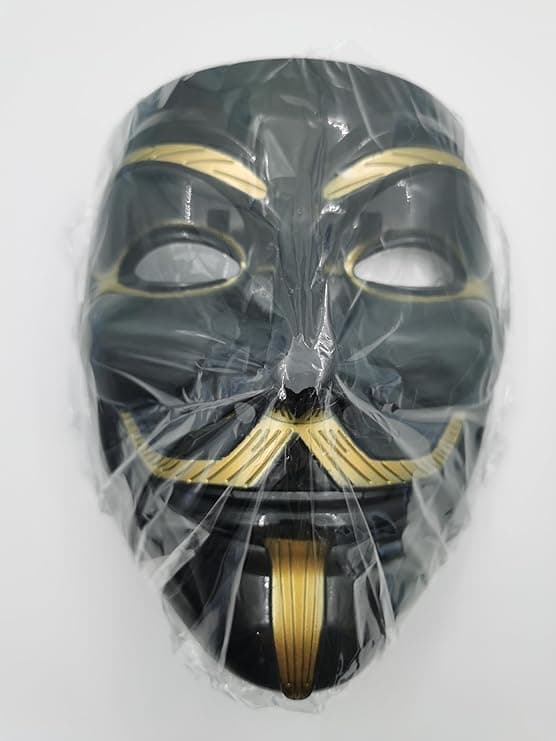 Hacker Mask V för Vendetta Mask Barn Kvinnor Män Kostym Cosplay-max