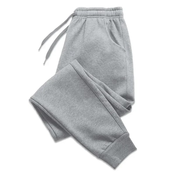 Män Sweatbyxor Mode Mångsidig Baggy Jogging Byxor Utomhus Hög Kvalitet Bekväm Sport Casual Hot Tracksout Tro User 2024 Vit 2XL