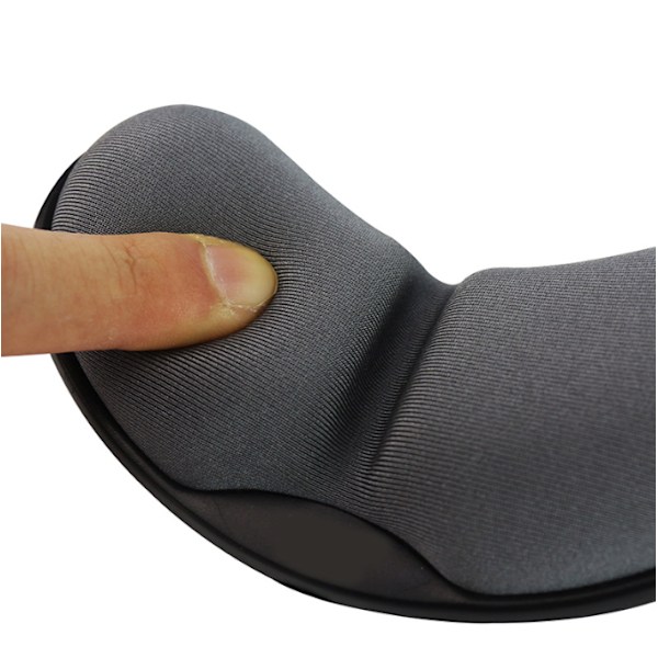Svart musmatta med långsam återhämtning, minnesskum, mekaniskt tangentbord, handledsstöd, handledsstöd, dator