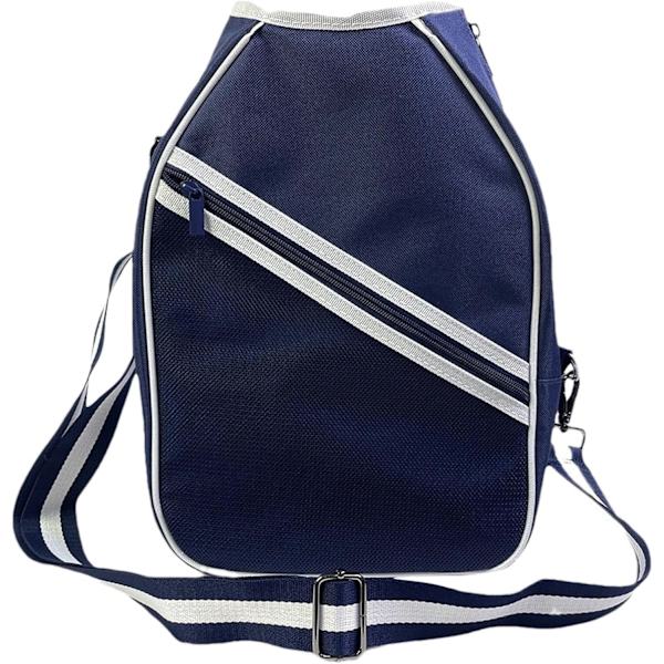 Ketchertaske, Tennis ketchertaske, Tennis ketchertaske, Tennis ketchertaske til mænd og kvinder, Letvægts skuldertaske til tennis ketchere og badminton ketchere Blå