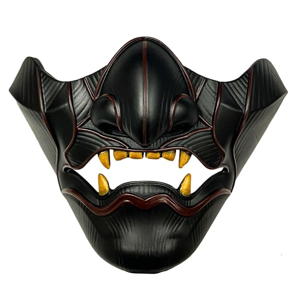 Ghost Mask of Tsushima Jin Sakai Cosplay Half（2）-face Resin Samu SQBB