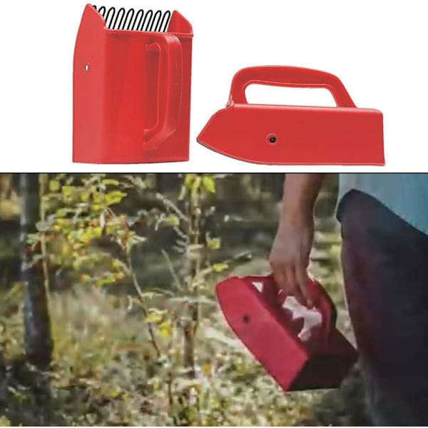 Bärplockare Blåbärsplockningsverktyg Fruktskördeverktyg med metallkam för Huckleberries -verktygssatser