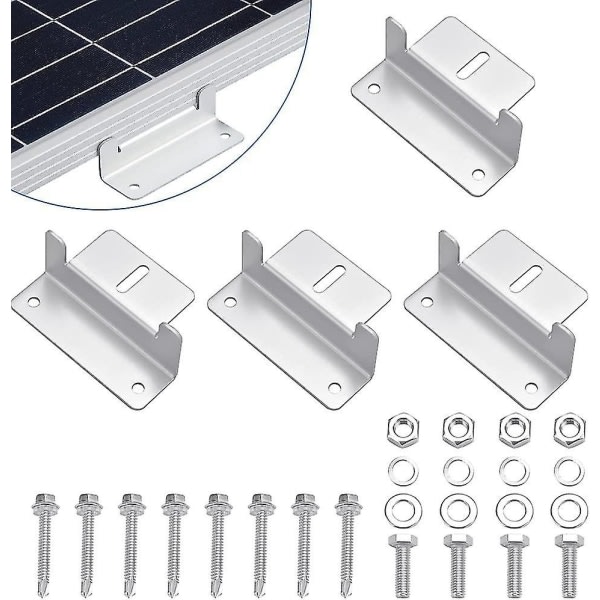 CQBB 4 delar Solpanelsmontering Solpanelsfäste Z-solar