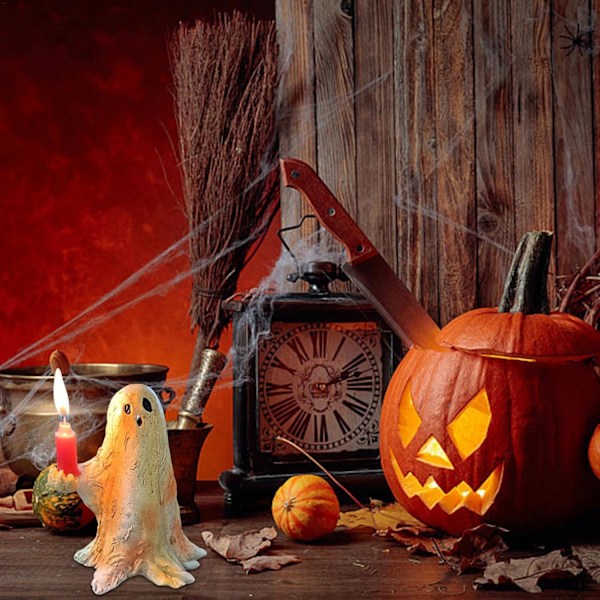 Haamu-patsas koristeeksi | Ihastuttavat hartsi-halloween-rekvisiitat kerrostetuille tarjottimille C