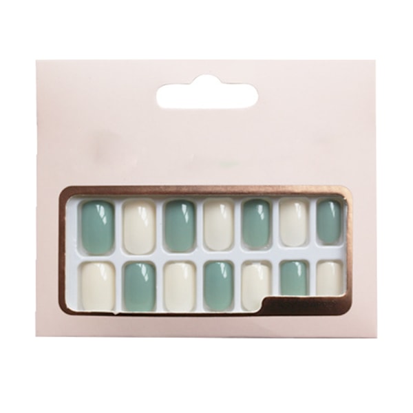 Farve Press-On Manicure, Solid Color Mani stil 1 style 1