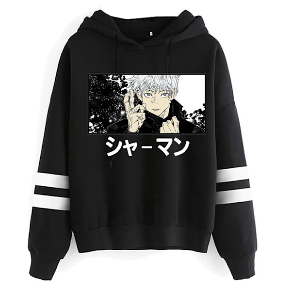 Unisex Jujutsu Kaisen Anime Yuji Itadori Hoodies Herr Harajuku Gojo Satoru Kawaii Manga Grafisk Streetwear Sweatshirts Tröjor 15500 Asian 2XL