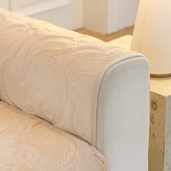 1:a Jacquard Plysch Sofaovertrekk Sklisikring Sofa Underlag Anti Katt Skrape Sofaovertrekk Møbelbeskyttelse For Soverom Kontor Stue Hjemmeinnredning