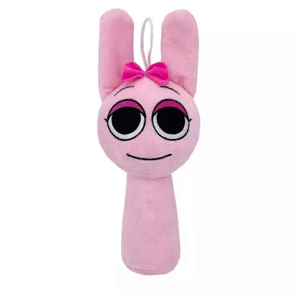 Sprunki Plysch, Sprunki Leksaksplysch, Wenda Sprunki, Grå Sprunki, För Både Vuxna och Barn pink