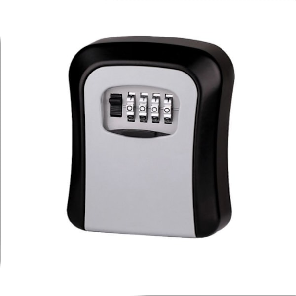 Nyckelbox, väggfäste, metall (grå)