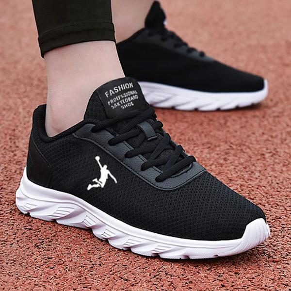Klassiska andningsbara sneakers för män, bekväma, avslappnade, utomhusskor, sportskor, skor