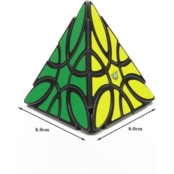 Clover Pyramid Cube Clover Pyraminx Magic Cube Triangel Cube Puzz