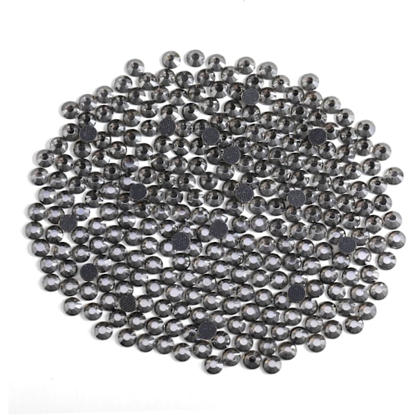 3000 Hotfix Rhinestones, Svart Diamant, SS16, 3.8-4.0mm for Klær & Håndverk Black Diamond SS16