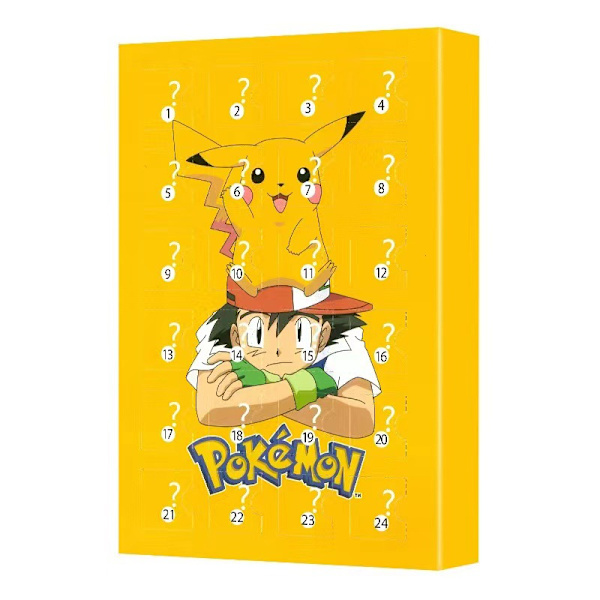 24 Dages Figurer Julekalender Æske Fancy Toys Semester Nedtællingsæske Til Drenge Piger Venner Yellow