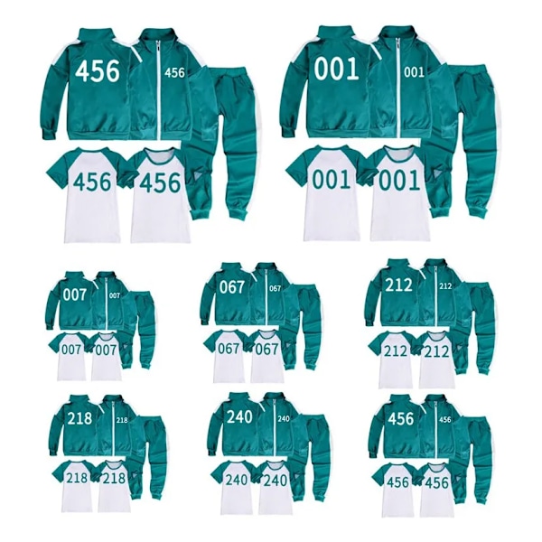 Blæksprutte Kostume til Drenge, Piger, 456, Jakke, T-shirt og Bukser Coat-T-Shirt-Pants 130 (7-8Y)