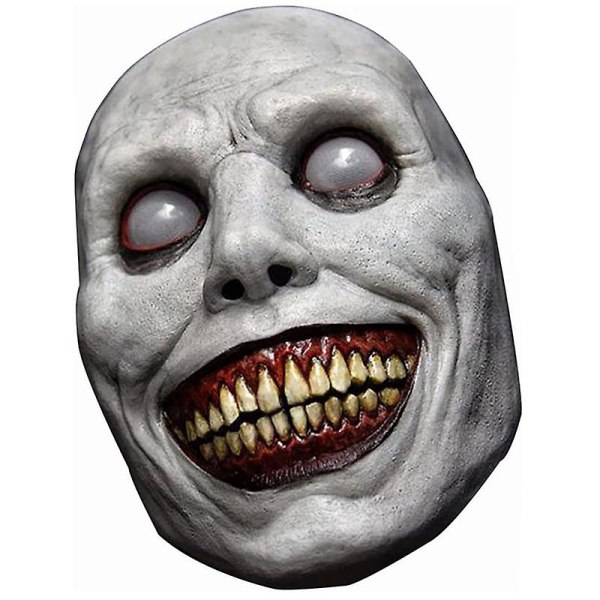 Läskig Halloween-mask, Leende Demoner Cosplay-rekvisita, Evil Latex-mask för Halloween-kostymfestrekvisita