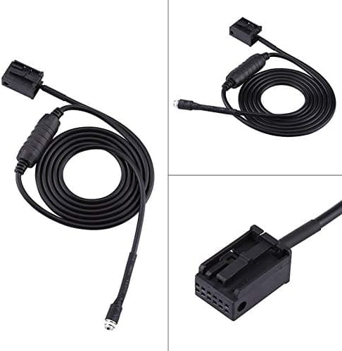 Keenso AUX ekstra lydindgangsadapterkabel til E85 E86 Z4 CD X3 E83 12 Pin Line til iPod