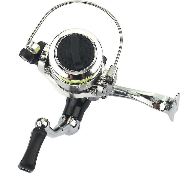 SQBB Mini Bärbar Metal Spinning Wheel Litet Casting Wheel Small Rocker Fishing Reel Fishing Wheel