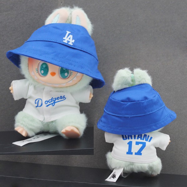 [HH] Labubu Hattar Gosig Labubu Designkläder Söta Labubu Kläder tyg+hatt cloth+hat 5