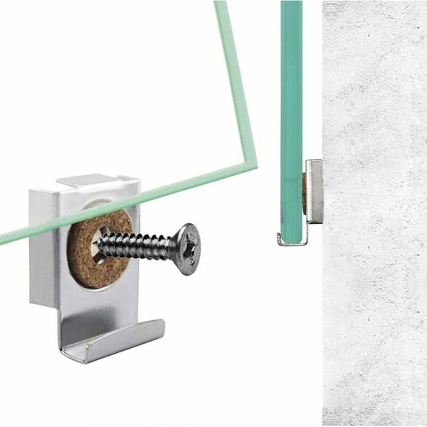 8 st Väggspegelfäste Tungt spegelfäste Väggspegelfäste