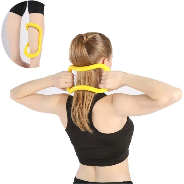 Yoga Ring Pilates Circles 2-pack träningsverktyg för stretching ring SQBB