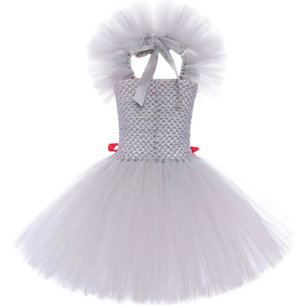 Piger Pennywise Klovn Halloween Kostume, Skræmmende Kjole Cosplay, Størrelse Medium M
