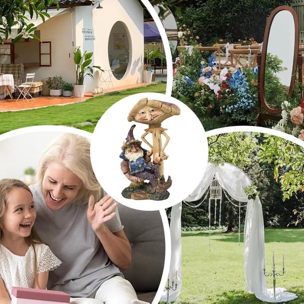 Hagegnompynt, Fantasifulle Soppstatuer for Utemiljø B