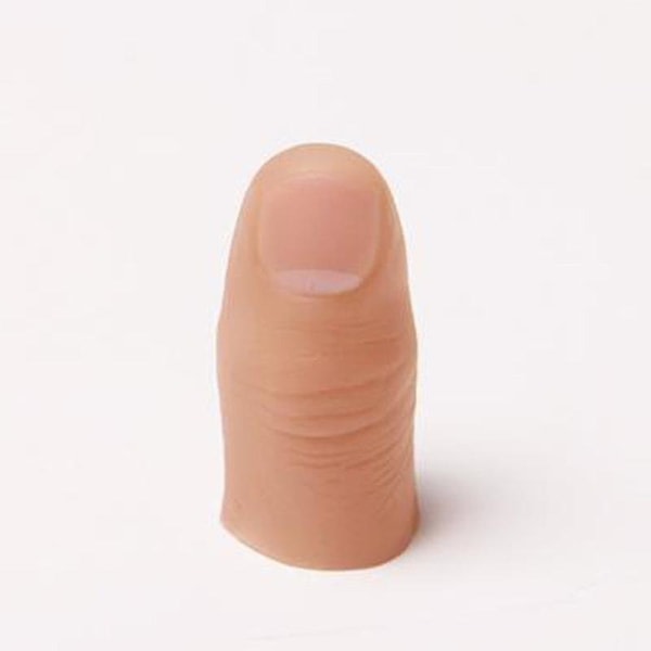 5 st Finger Magic Trick Fake Mjuk tumspets Närbild Scenshow Prop Prank Toy