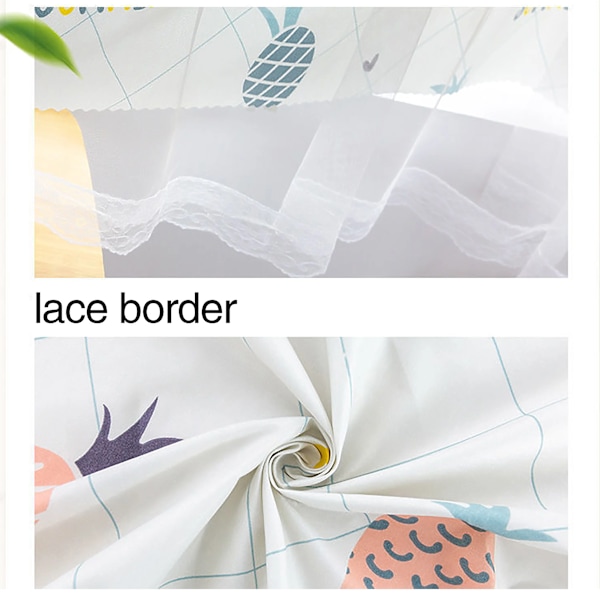1 Bit Moderna Minimalistiske Stick-On Blackout Gardiner, No-Punch Bärbar, Lämplig För Vardagsrum Sovrum Kök Dekoration Floret 170cmx150cm