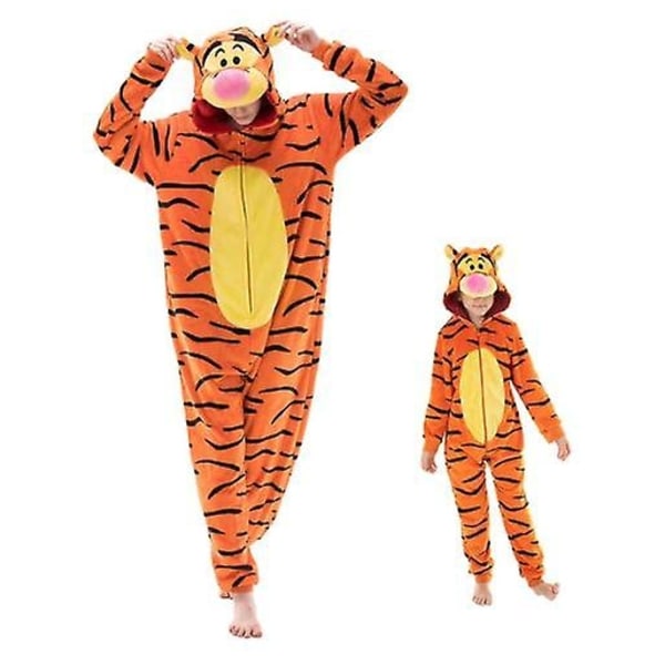 Cosusket Komfortpassende Unisex Pyjamas - Perfekt Tigger Tigger 115cm
