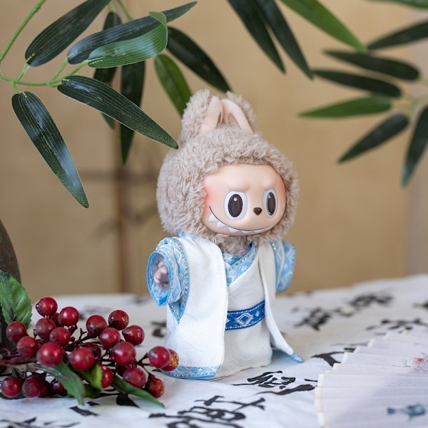 Labubu Kimono Labubu V3 Kläder Japansk Traditionell Kulturell Stil_q Red fox
