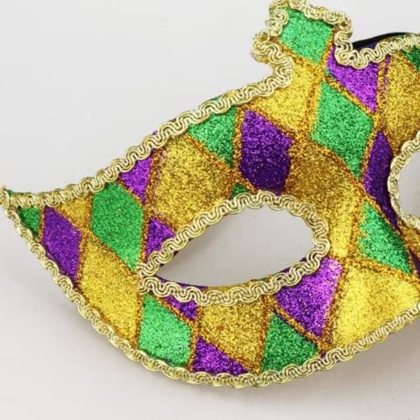 Maskerademaske Venetiansk Festmaske Halloweenmaske Kostumer Mardi Gras Maske St Patricks Day Partytilbehør