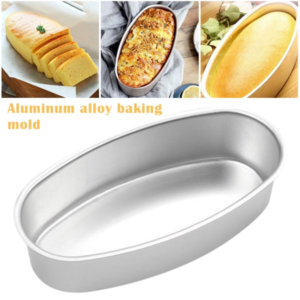 Oval form form Non-stick aluminiumlegeringsform Form Molds Molds för hem kök bageri