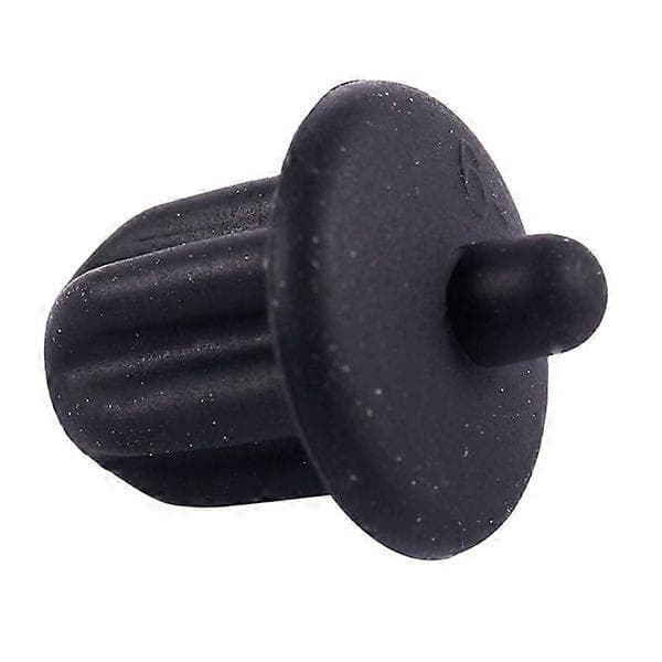 10x Sorte Gummi 6,35 mm Lydjack PC DVD Mikrofon Stik Støvhætte Black-max Black