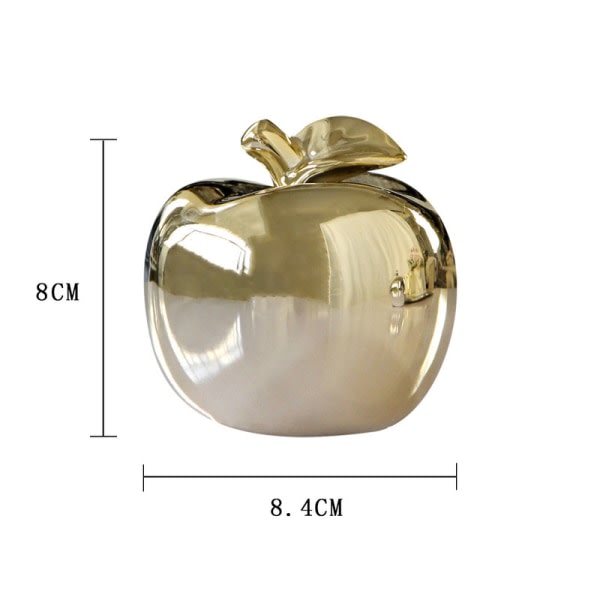 Guld/silver Apple Keramiska statyer av Apple