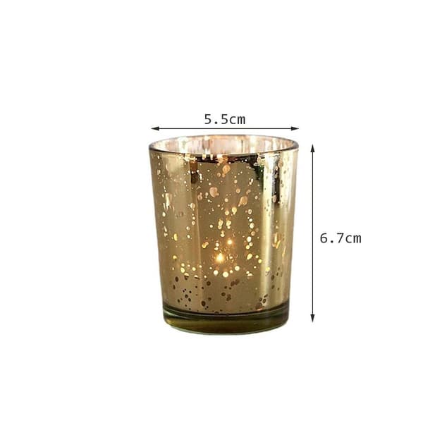 Lysestake Kopp Stjernehimmel Glass Lysestake RØD_ma Red
