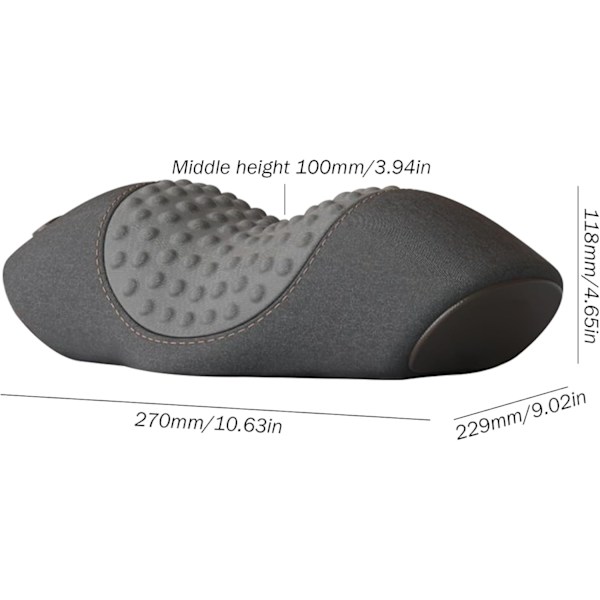 Nakkepute komfort ergonomisk pute for nakkesmerter minneskum nakke trekkpute for smertelindring muskelsmerter og spenninger normal seng pute hjemmedekor