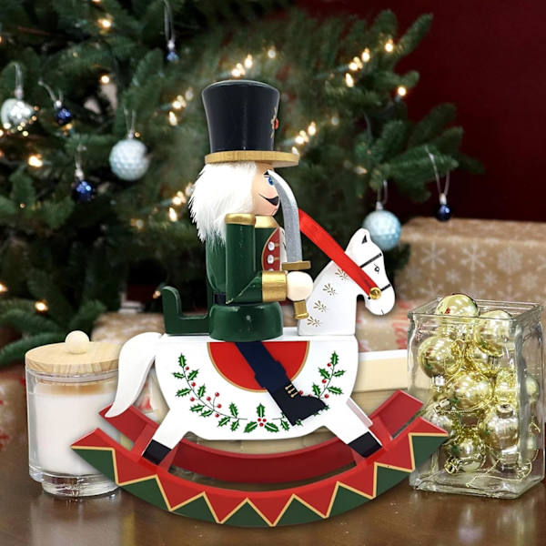 12\" Traditionella Trä-Nötknäppare Ornament, Juldekorationer C