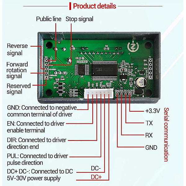 42 57 Stepmotor Positiv Omvendt Puls Hastighedskort Programmerbar Plc Se_max