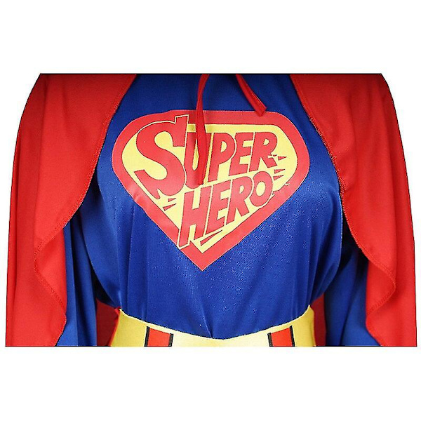 Superhelte Cosplay Kvinder Superkvinde Kjole Halloween Kostume Til Voksen Langærmet Rød Kappe Cape Karneval Maskeraddrækt