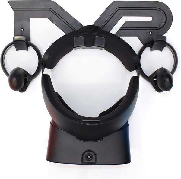 VR Headset Væghængt Opbevaringsstativ Krog til Quest 2 Pro/Quest 3, Valve Index (Sort) Black