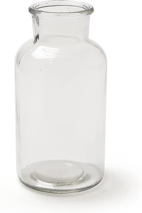 Glasflaskor Set Om 6 16 Cm Glasvas Bordsvas Klar Bordsdekoration-max