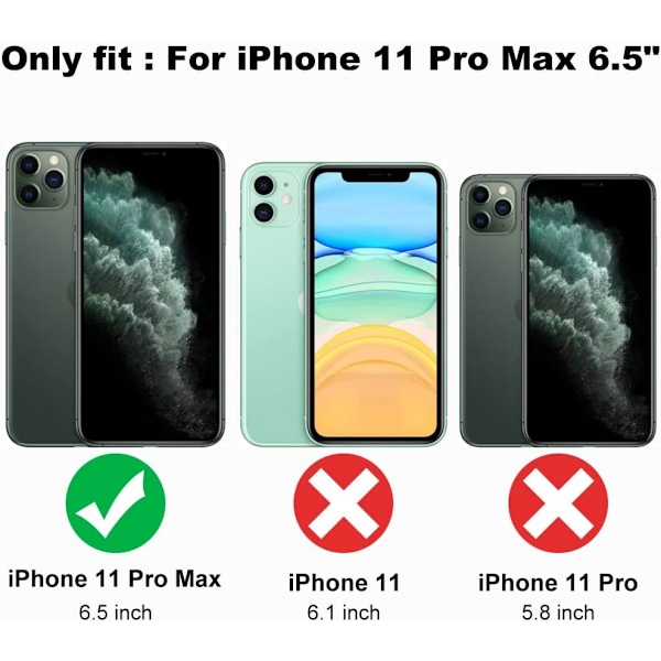 Yhteensopiva iPhone 11 Pro Max -kotelon kanssa Laser Bling Glitter