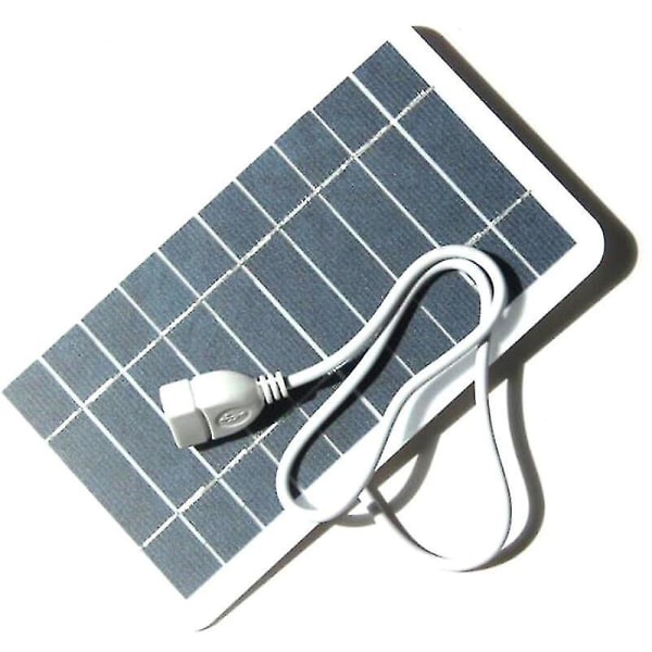 Liten solpanel, liten solpanel med USB gör-det-själv vattentät monokristallin kisel Solcell Camping Portable Power Solar