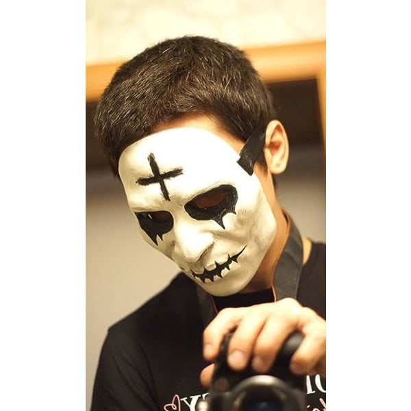 The Purge Anarchy Evil Smiley Mask Skräck Killer GOD Mask Halloween Film Kostym Cosplay Mask SQBB