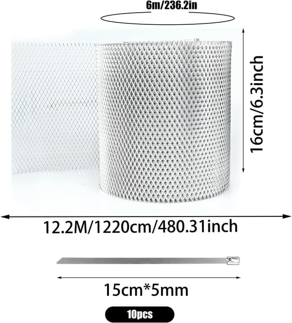 Aluminium tagrendesi 16 c_max 16 Cm X 12.2 M 1roll