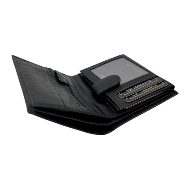 Lommebok, kalveskinn Svart Black one size