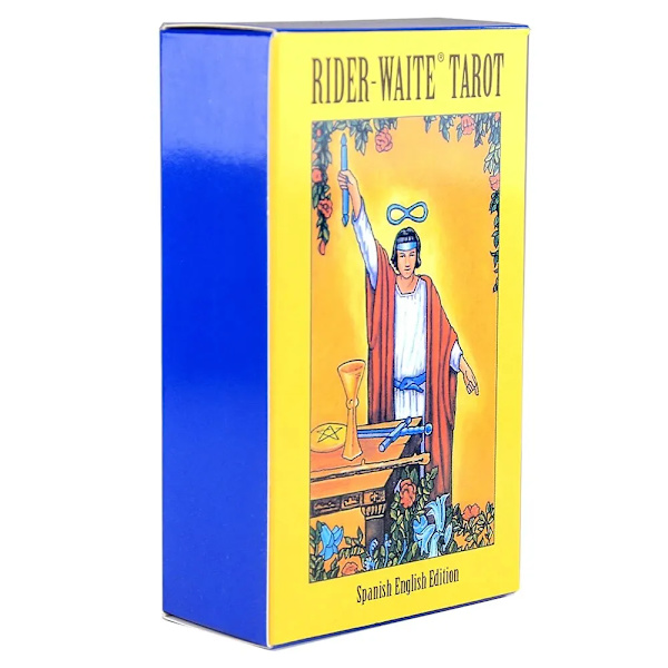 Klassinen Tarot Espanjan ja Englannin versio Knight Waiter Rider Waite Tarot -kortit ennustamiseen, kohtalon ennustamiseen, profetiaan, korttipeliin, Espanjan Tarot